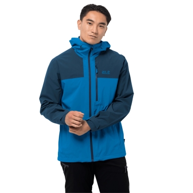 Jack Wolfskin Wander-Funktionsjacke Go Hike (wind-/wasserdicht) pazifikblau Herren